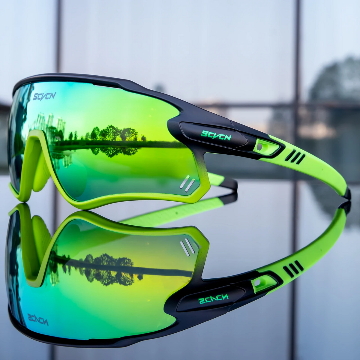 Óculos de Sol Esportivo Polarizado para Ciclismo, Corrida e Beach Tennis - TriSport