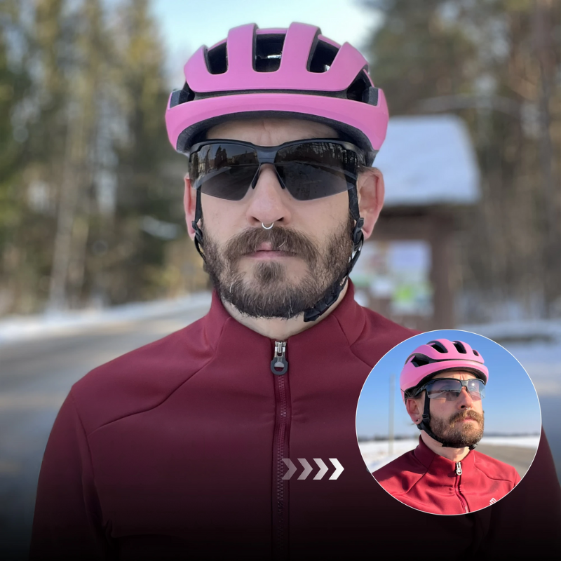 Óculos de Sol Esportivo Fotocromático para Ciclismo, Corrida e Beach Tennis - SpeedShield