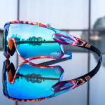 Óculos de Sol Esportivo Polarizado para Ciclismo, Corrida e Beach Tennis - TriSport