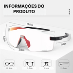 Óculos de Sol Esportivo Fotocromático para Ciclismo, Corrida e Beach Tennis - UltraGlide