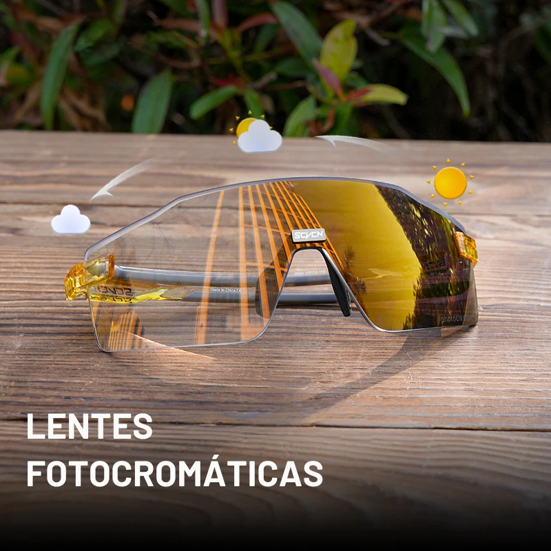 Óculos de Sol Esportivo Fotocromático para Ciclismo, Corrida e Beach Tennis - UltraGlide