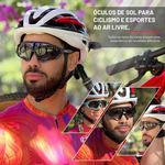 Óculos de Sol Esportivo Fotocromático para Ciclismo, Corrida e Beach Tennis - AeroVision