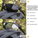 Óculos de Sol Esportivo Fotocromático para Ciclismo, Corrida e Beach Tennis - SpeedShield