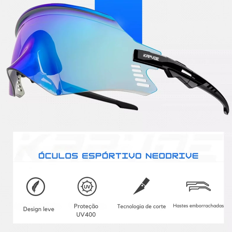 Óculos de Sol Esportivo Com Proteção UV400 para Ciclismo, Corrida e Beach Tennis - NeoDrive