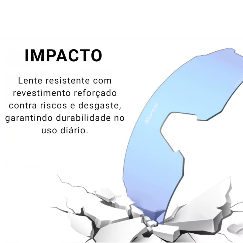 Óculos de Sol Esportivo Fotocromático para Ciclismo, Corrida e Beach Tennis - ShadowVision