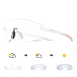 SCVCN Óculos de ciclismo fotocromáticos UV400 Óculos de sol esportivos ao ar livre Homens MTB Óculos de ciclismo Mulheres Óculos de bicicleta de estrada