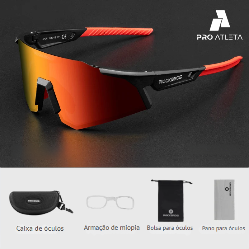 Óculos de sol para Ciclismo, Corrida e Beach Tennis - VisionBolt