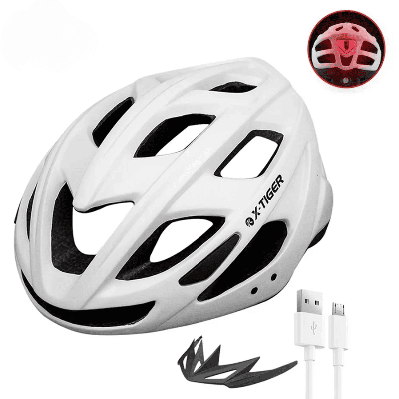 Capacete Ultraleve com luz LED Para Ciclismo