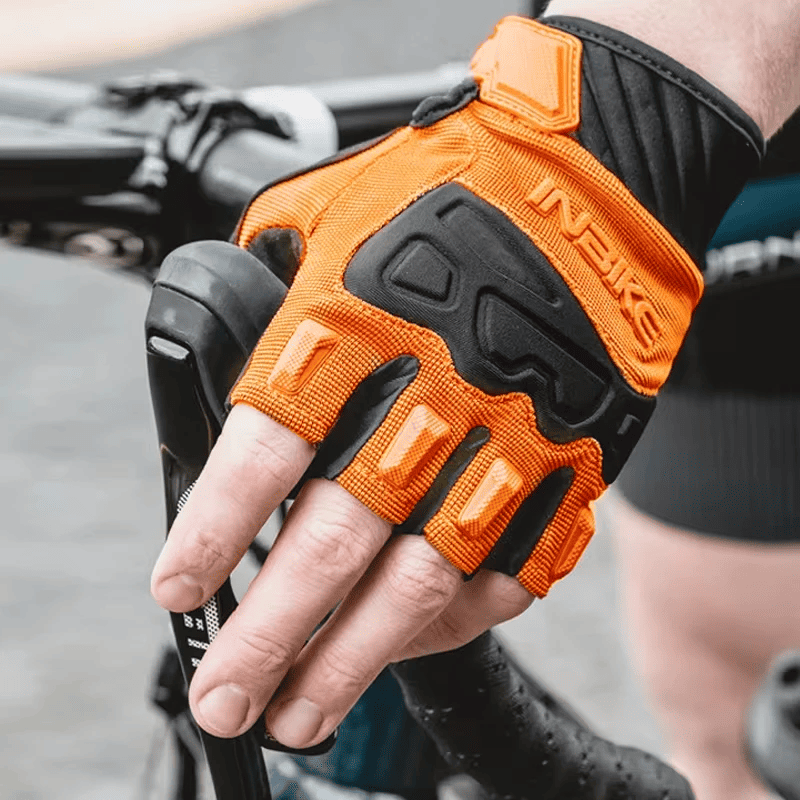 Luva antiderrapante com protecão TPR para Ciclismo