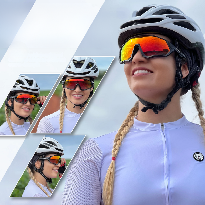 Óculos de Sol SpeedVision para Ciclismo, Corrida e Beach Tennis