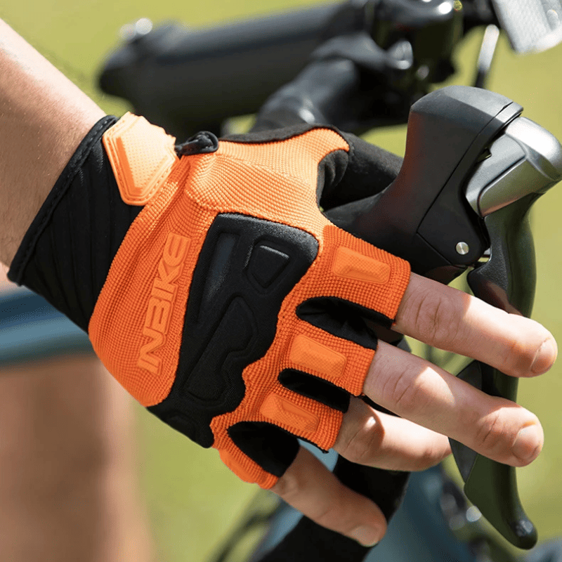 Luva antiderrapante com protecão TPR para Ciclismo