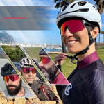 Óculos de Sol Esportivo Polarizado para Ciclismo, Corrida e Beach Tennis -StormVision