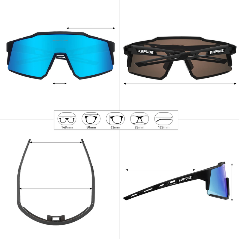 Óculos de Sol SpeedFlow para Ciclismo, Corrida e Beach Tennis