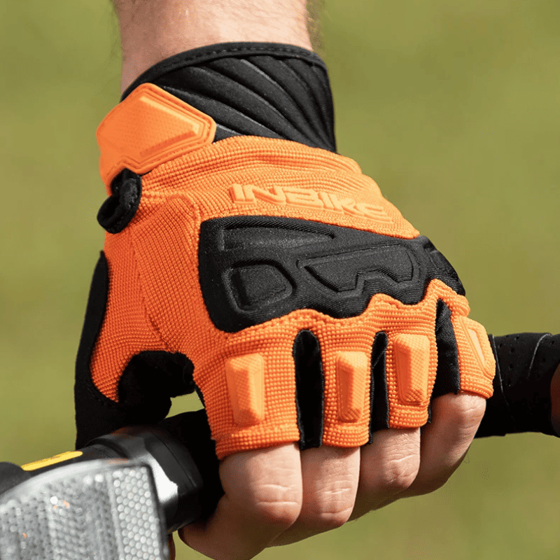 Luva antiderrapante com protecão TPR para Ciclismo