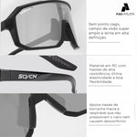 Óculos de Sol Esportivo Fotocromático para Ciclismo, Corrida e Beach Tennis - SkyRunner