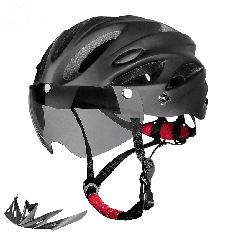 Capacete Leve com Luz LED Para Ciclismo
