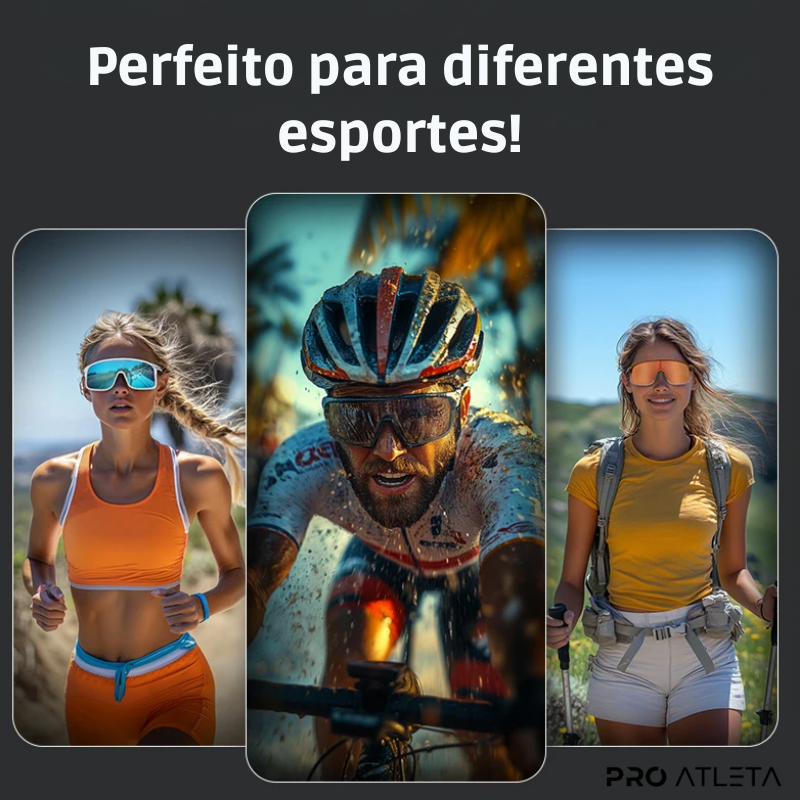 Óculos de Sol para Ciclismo, Corrida e Beach Tennis - AeroCore