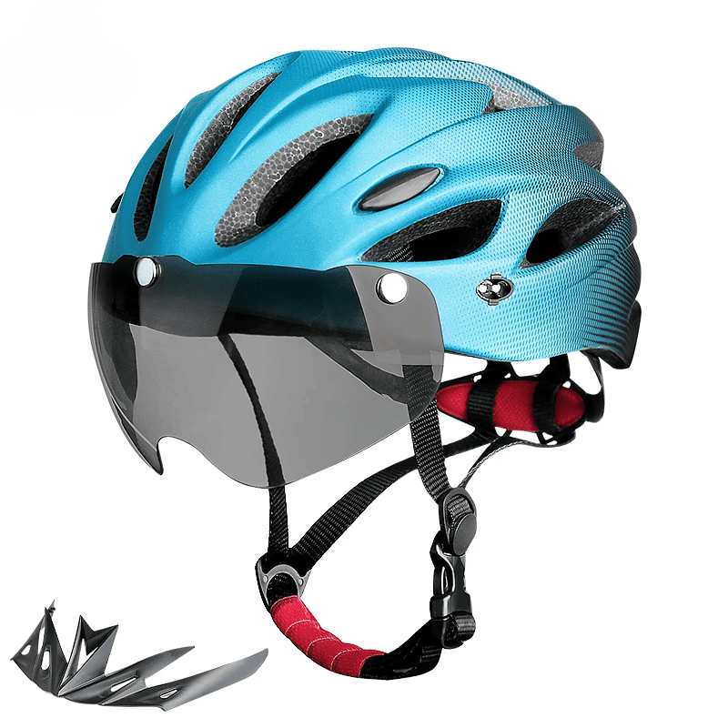 Capacete Leve com Luz LED Para Ciclismo