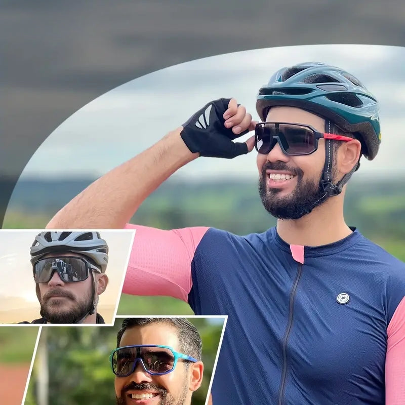 Óculos de Sol Esportivo Fotocromático para Ciclismo, Corrida e Beach Tennis - SkyRunner
