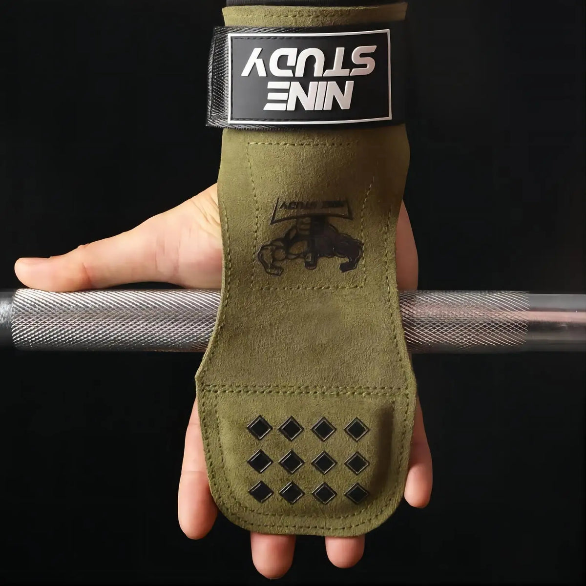 Novo couro luvas de ginásio pull-ups levantamento de ginástica crossfit anti-skid cinto envoltórios apoio almofadas de proteção de palma acessórios de fitness