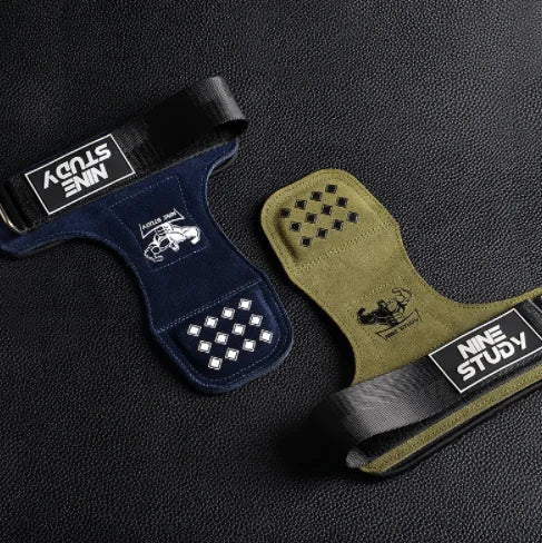 Novo couro luvas de ginásio pull-ups levantamento de ginástica crossfit anti-skid cinto envoltórios apoio almofadas de proteção de palma acessórios de fitness