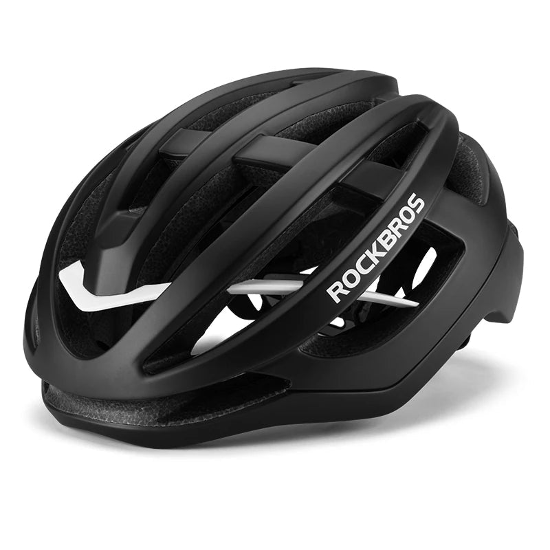 Rockbros capacete de bicicleta respirável ultraleve integralmente moldado unissex à prova de choque ajustável capacete de bicicleta de estrada equipamentos de ciclismo