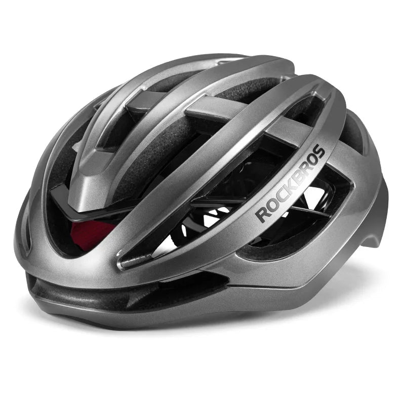 Rockbros capacete de bicicleta respirável ultraleve integralmente moldado unissex à prova de choque ajustável capacete de bicicleta de estrada equipamentos de ciclismo