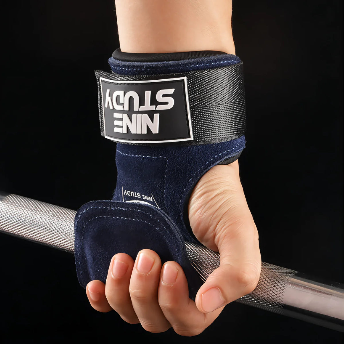 Novo couro luvas de ginásio pull-ups levantamento de ginástica crossfit anti-skid cinto envoltórios apoio almofadas de proteção de palma acessórios de fitness
