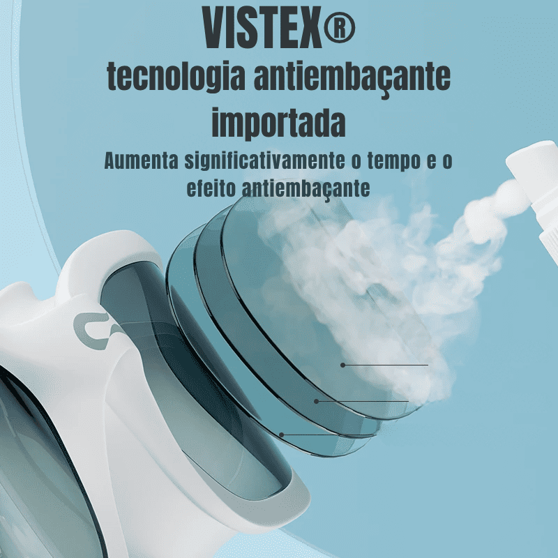 Óculos de Natação Profissional com Tecnologia Antiembaçante
