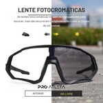 Óculos de Sol Esportivo Fotocromático para Ciclismo, Corrida e Beach Tennis - AeroVision