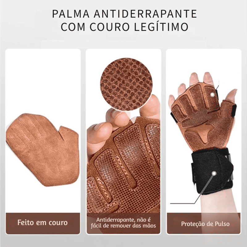 Luva Hand Grip com Suporte Avançado para Crossfit