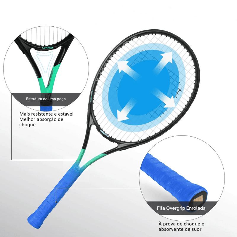 Raquete de Tênis Fibra de Carbono – Blade Force