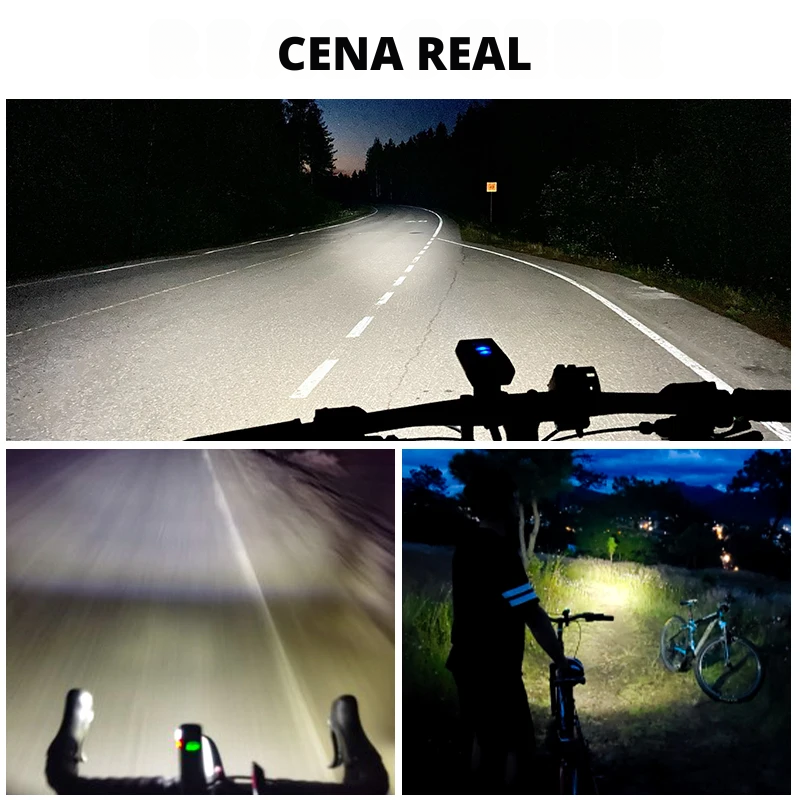 Farol Para Bicicleta + Visibilidade Máxima