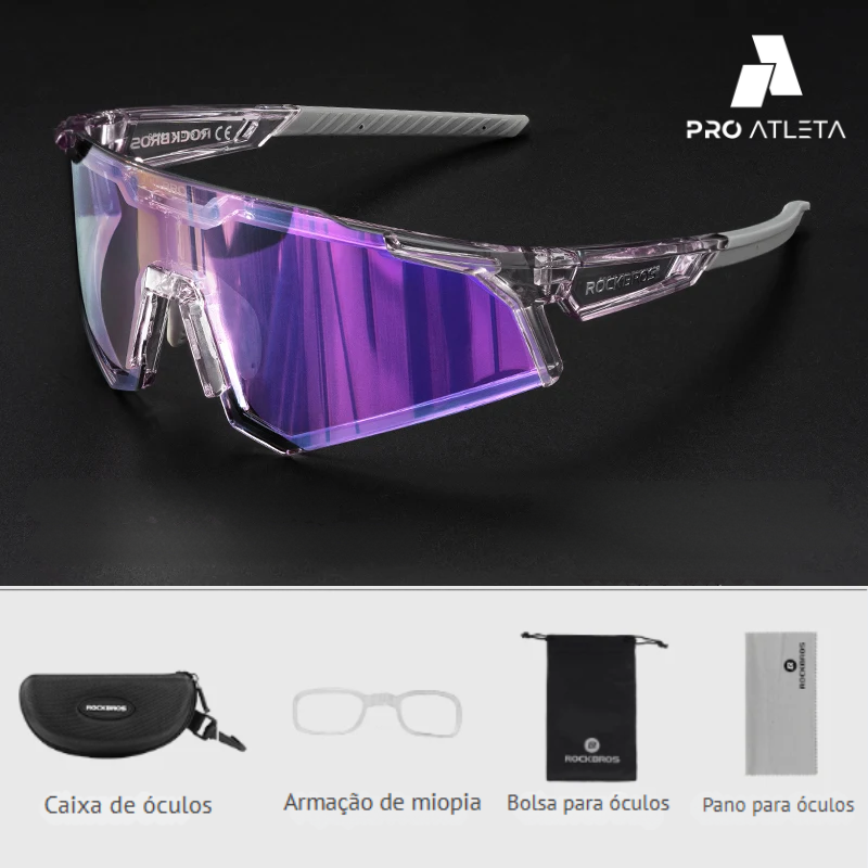 Óculos de sol para Ciclismo, Corrida e Beach Tennis - VisionBolt