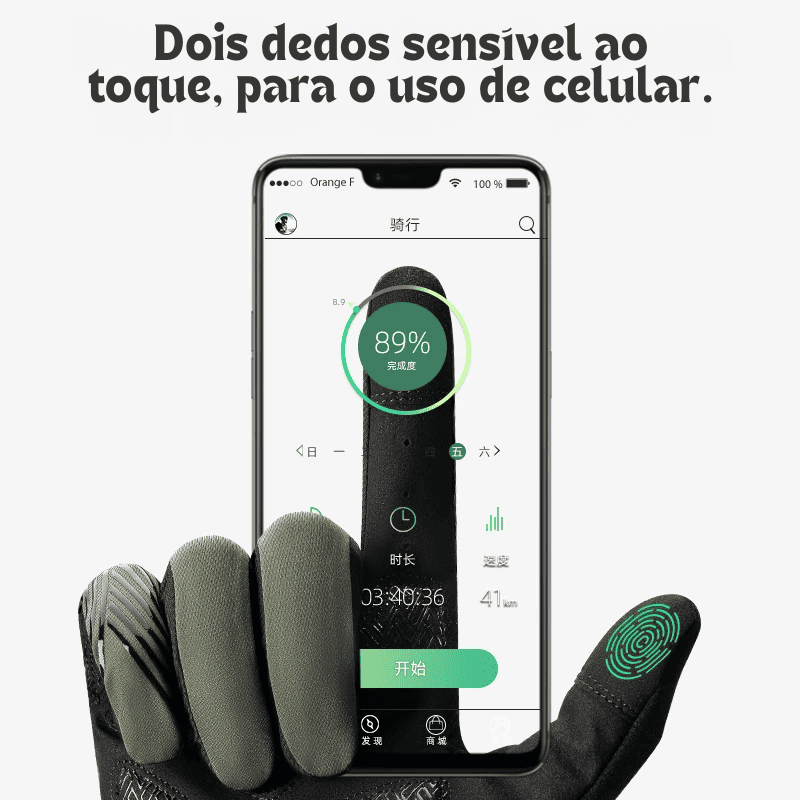Luva Antiderrapante para Ciclismo