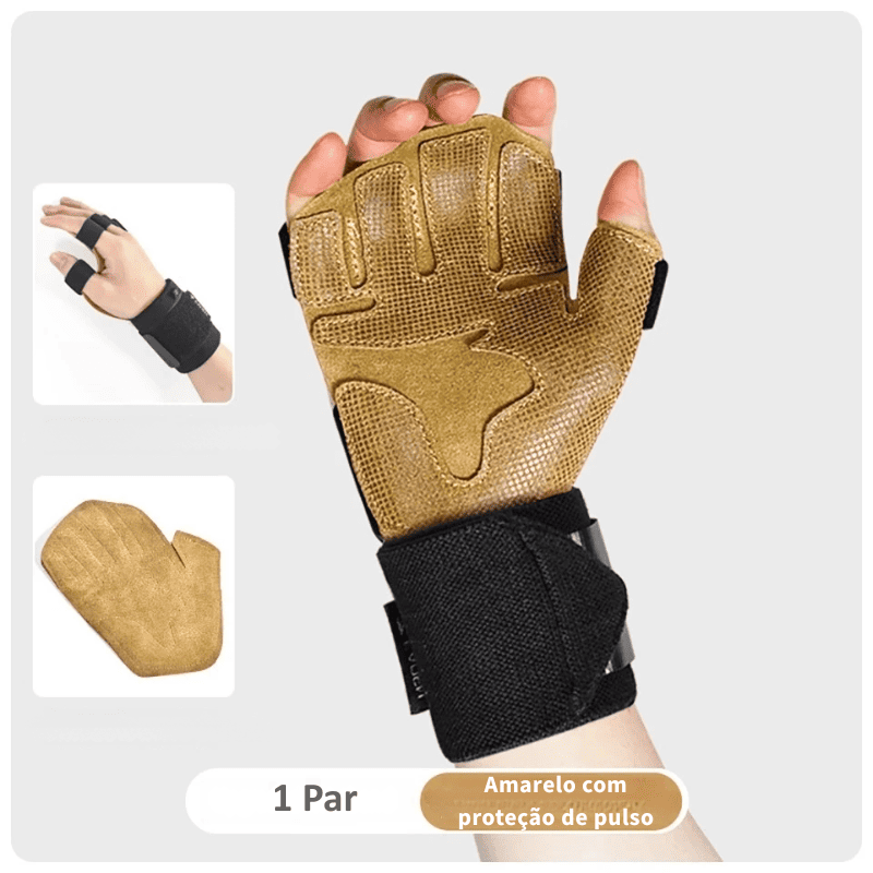 Luva Hand Grip com Suporte Avançado para Crossfit