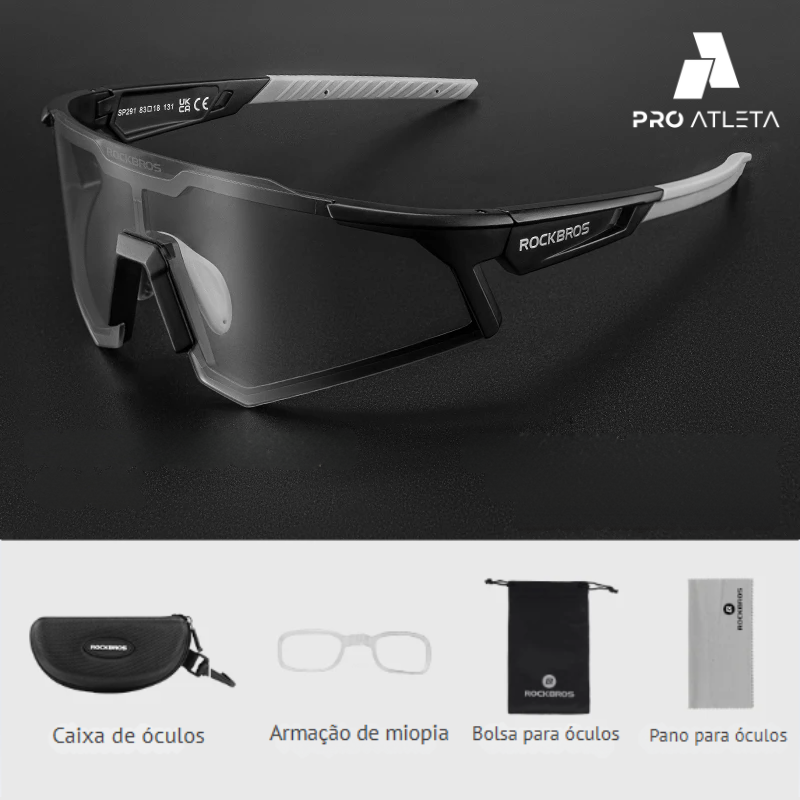 Óculos de sol para Ciclismo, Corrida e Beach Tennis - VisionBolt
