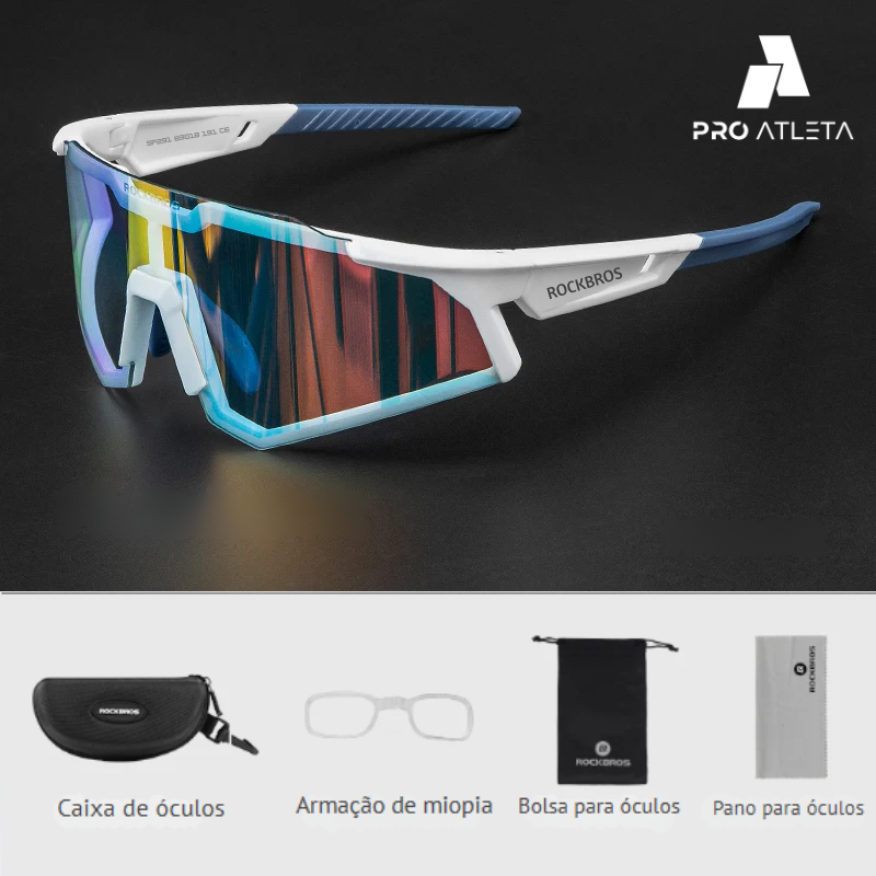Óculos de sol para Ciclismo, Corrida e Beach Tennis - VisionBolt