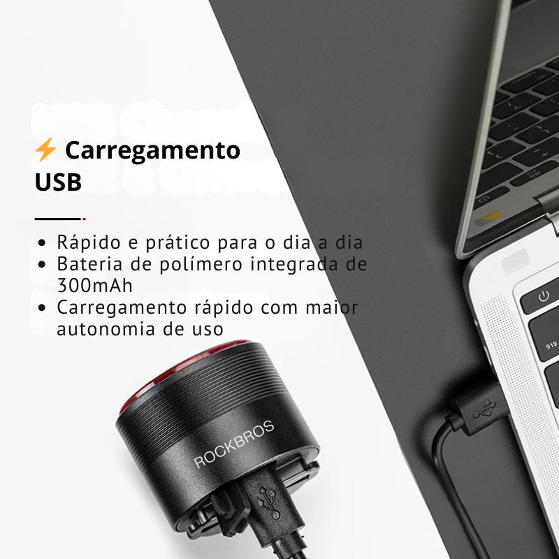 Lanterna Traseira Para Bicicleta: Segurança Inteligente