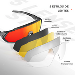 Óculos de Sol Esportivo 5 em 1 para Ciclismo, Corrida e Beach Tennis - SpeedVision