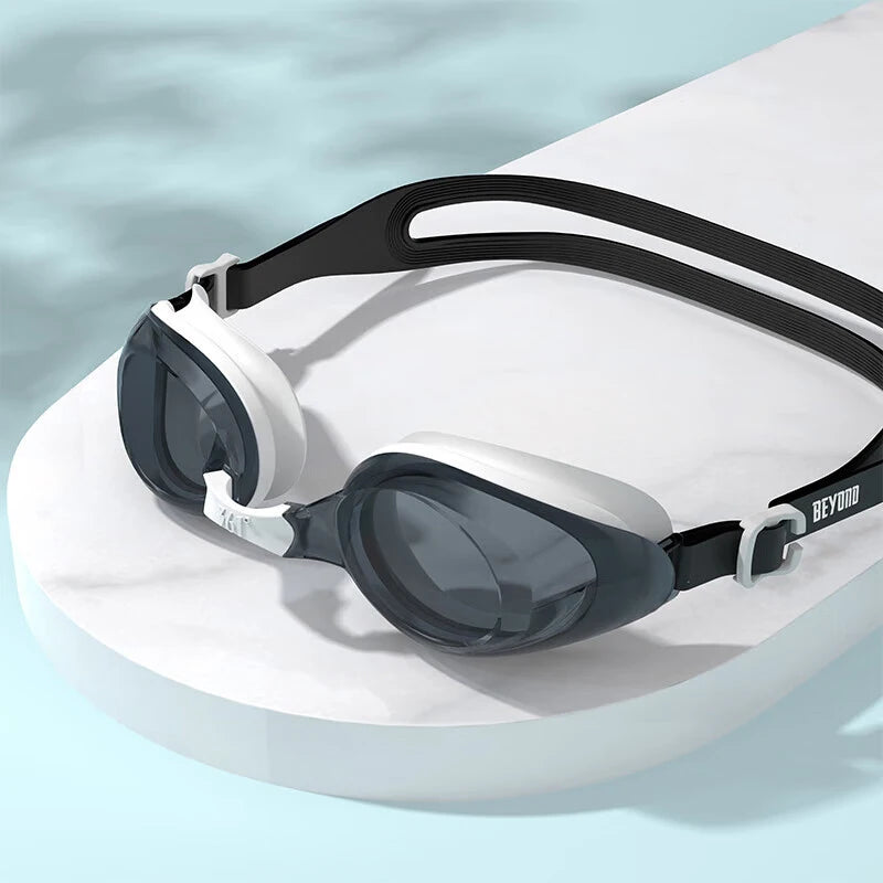 Marca óculos de natação das mulheres dos homens anti nevoeiro anti-uv silicone à prova de vazamento esportes aquáticos óculos piscina acessórios