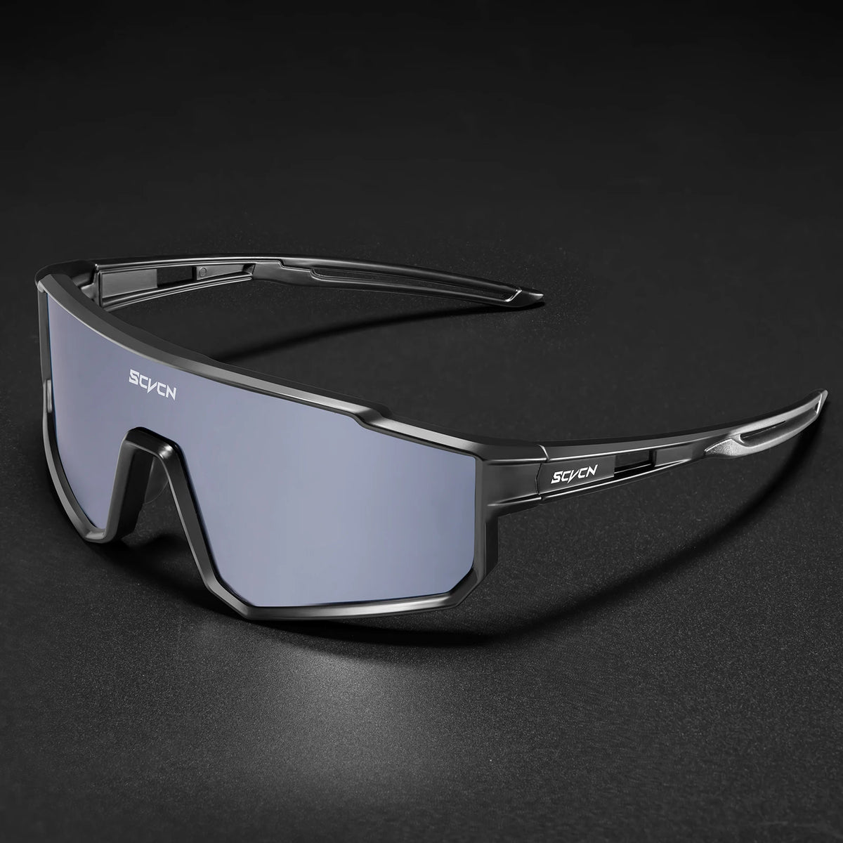 Scvcn óculos de ciclismo moda esportes ao ar livre óculos de sol uv400 correndo óculos de sol dos homens mtb ciclismo óculos de bicicleta de estrada
