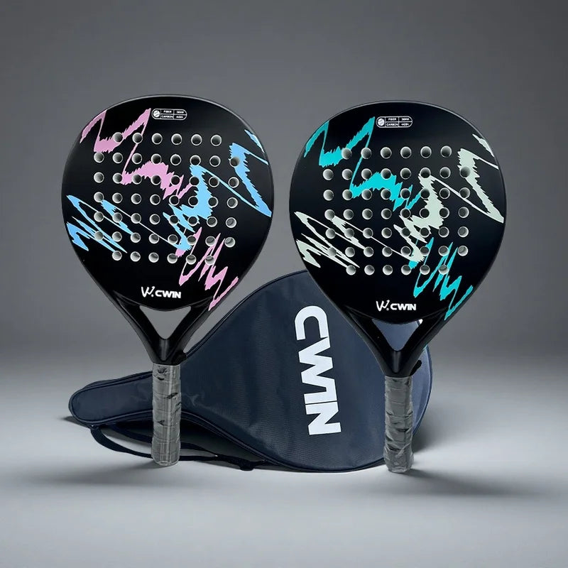 Raquete de Padel Profissional de fibra de carbono