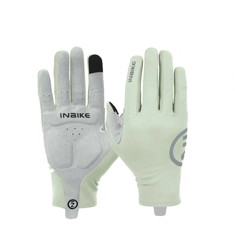 Inbike 2024 luvas de ciclismo gel acolchoado para homens outono inverno velo luvas da bicicleta estrada mtb dedo cheio touchscreen acessórios da bicicleta