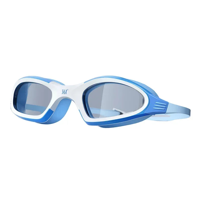 Óculos de natação profissionais hd, à prova d'água, antiembaçante, silicone, equipamento esportivo de corrida aquática para homens e mulheres
