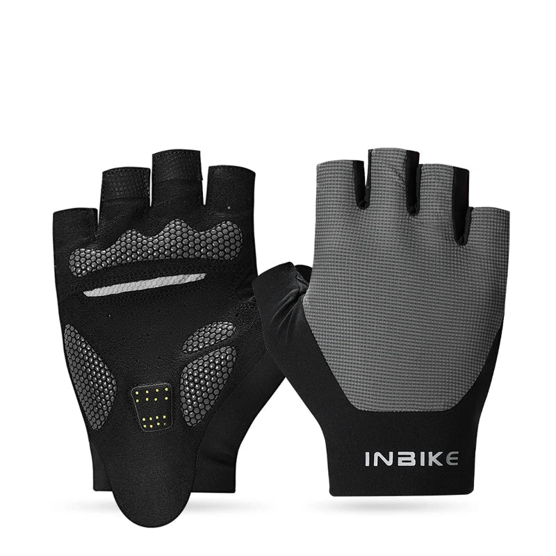 Inbike 2025 verão luvas de ciclismo para homens absorção de choque acolchoado respirável luvas de bicicleta mtb estrada mountain bike equitação luvas