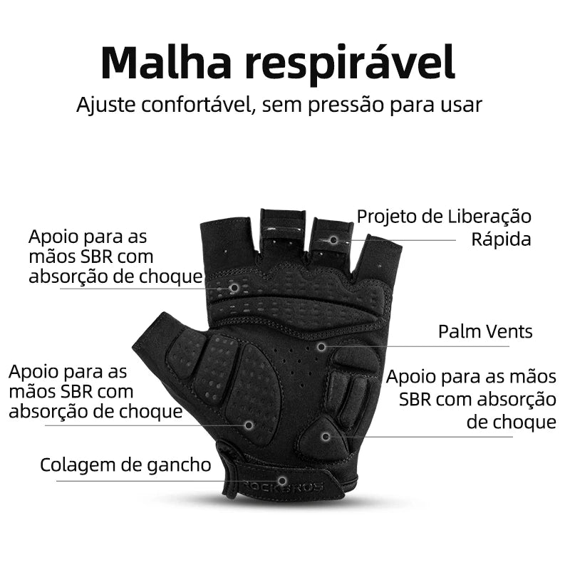 Luva Antiderrapante para Ciclismo