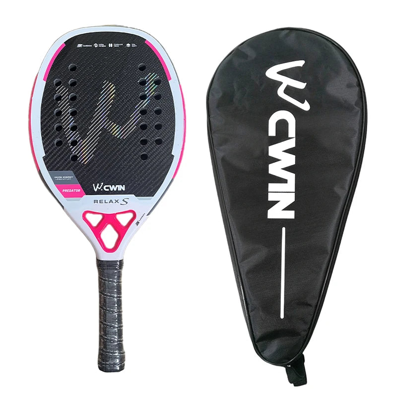 Raquete de Beach Tennis Fibra de Carbono 3K