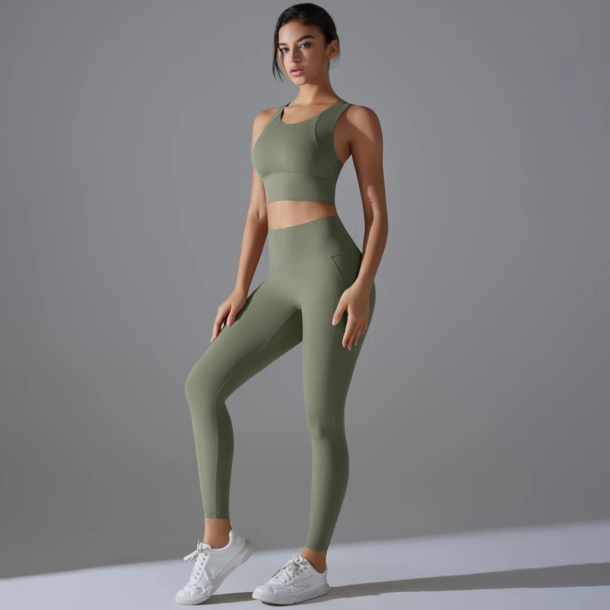 Conjunto Legging + Top Fitness Feminino: Performance e Estilo