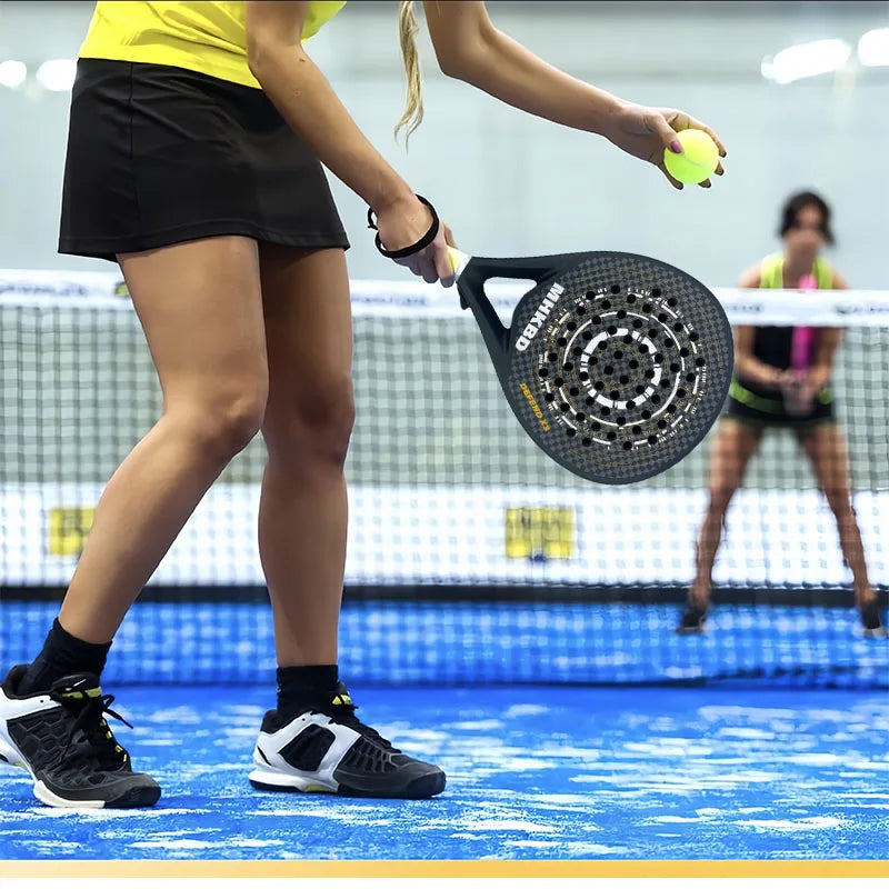Raquete de Padel Profissional de Fibra de carbono